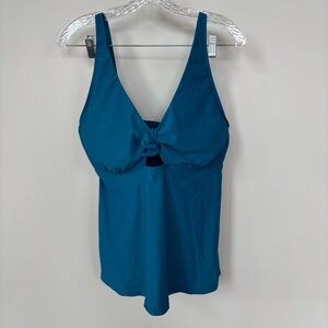 Birdsong Teal Two Piece Tankini Swimsuit‎ Size XL